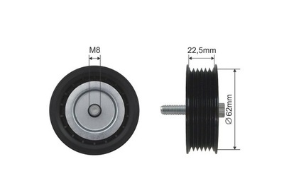 ROLLO TENSOR CORREA PK MERCEDES C (C204), C T-MODEL (S204), C (W20  