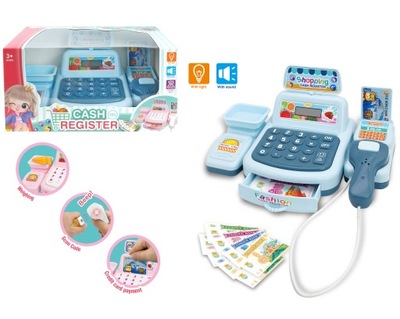 INTERAKTYWNA KASA FISKALNA SKLEPOWA SKANER WAGA AKCESORIA MINI NA BATERIE