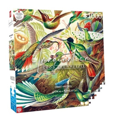 PUZZLE IMAGINATION 1000 ERNST HAECKEL - KOLIBRY