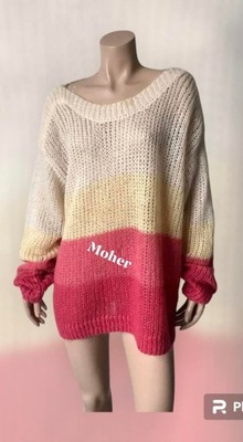 Marie philippe sweter oversize damski moher Rozmiar:L