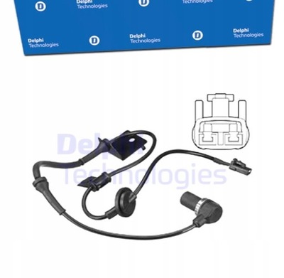 Датчик, швидкість обертова колеса delphi ss20507 фото №1