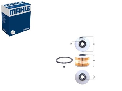 FILTRO COMBUSTIBLES RENAULT MAHLE  