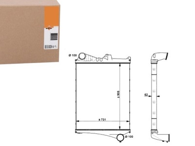 NRF ІНТЕРКУЛЕР VOLVO FH 12 FM 12 FM 7 FM 9 D12A34