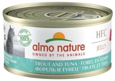 Almo Nature HFC Jelly pstrągi tuńczyk 70 g