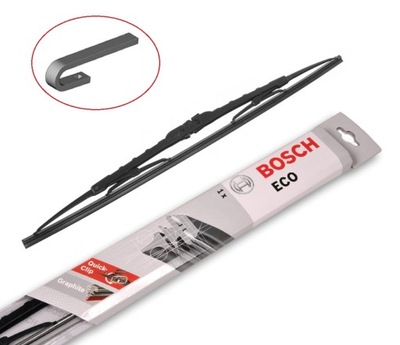 BOSCH ECO LIMPIAPARABRISAS LIMPIAPARABRISAS ESCOBILLAS AL GANCHO 60CM 600MM  