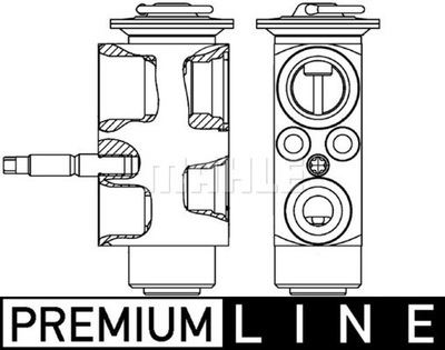 VALVE EXPANSION AIR CONDITIONING BEHR *** PREMIUM MAHLE AVE 113 000P  