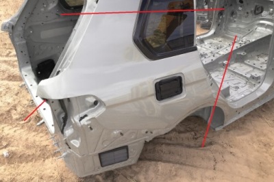 Bmw x7 g07 четверть крыло задняя задний правый фото №1