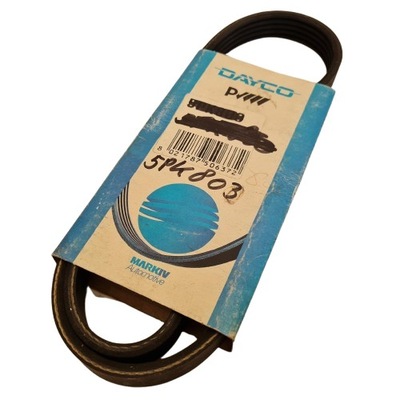 Alfa romeo 155 1.7 1.8 2.0 t.s ремінь клиновий dayco 5pk803 фото №1