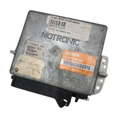 Бортовий комп'ютер блок керування двигуна 261 200 989 bos 1 739 035 bmw e30 316i m40b16 фото №1