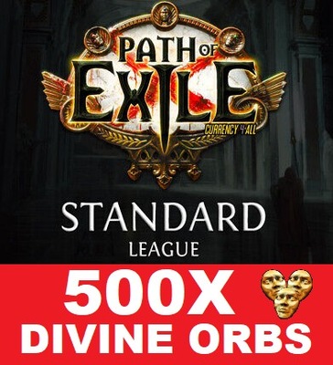 PATH OF EXILE POE STANDARD 500 DIVINE ORB PC