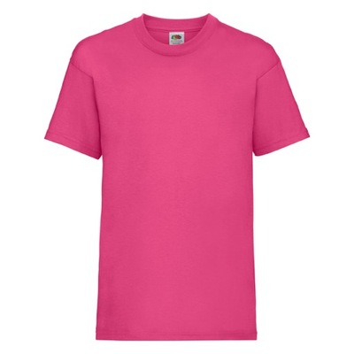 DZIECIĘCA KOSZULKA T-SHIRT 25 KOLORÓW FUCHSIA 128