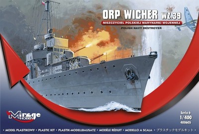 Model okrętu ORP Wicher WZ.39