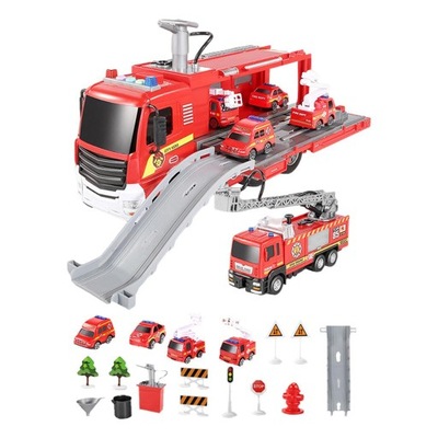 Wóz strażacki Zestaw zabawek samochodowych