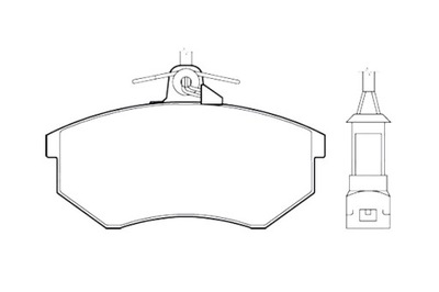 VALEO PADS BRAKE VW PASSAT 88-96 19MM  