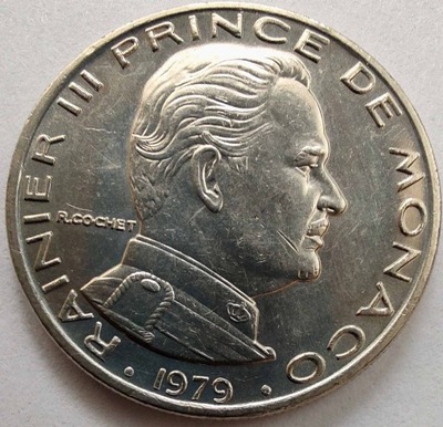 1857 - Monako 1 frank, 1979