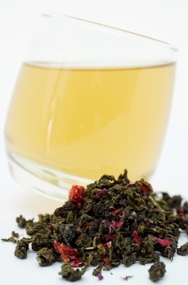 OOLONG TRUSKAWKOWY 200 g herbata seledynowa