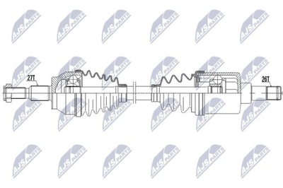 SEMI-EJE DE ACCIONAMIENTO FORD FOCUS/C-MAX/GRAND C-MAX 11- /L  