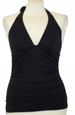 Top góra stroju tankini wiązana DKNY 36 USA S