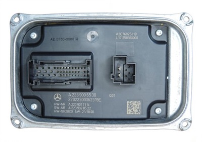 Оригинальная преобразователь модуль лампы led a2239006530 mercedes фото №1