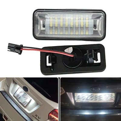 LIGHTING PLATES REJESTRACYJNEJ FOR SUBARU FORESTER IMPREZA LEGACY BRZ WRX  