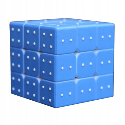 3x3 Speed Cube 3D Magiczna kostka Braille'a