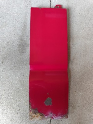 Vw t5 кришка лист накладка під  заливна горловина пального czerwona фото №1
