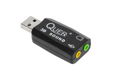 zewnętrzna karta muzyczna USB stereo Plug and Play