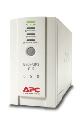 APC Back-UPS Czuwanie (Offline) 0,65 kVA 400 W 4 x gniazdo sieciowe