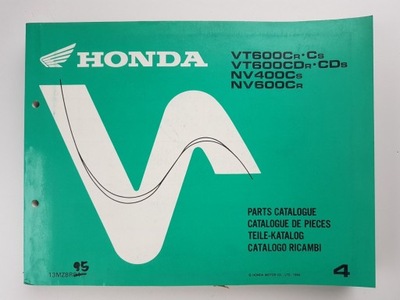 HONDA VT 600 SHADOW NV400 NV600 C CATALIZADOR PIEZAS DE REPUESTO 94 /4  