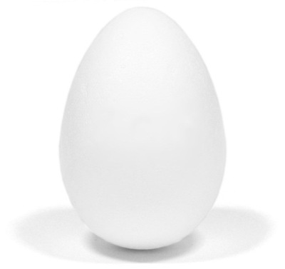 Jajko styropianowe do ozdabiania - 30 cm