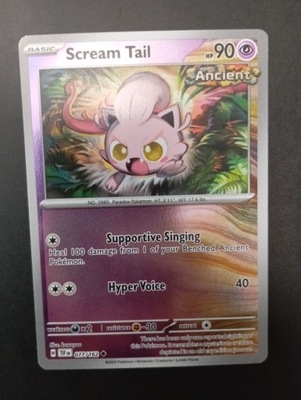 Jigglypuff / Scream Tail R.Holo Temporal Forces 2023 rok 077/162 POKEMON