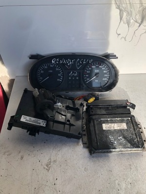 Блок управления набор стартовый renault clio ii 1.2 8200162378 фото №1