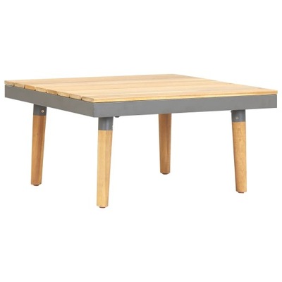 Ogrodowy stolik kawowy, 60x60x31,5 cm, lite drewno