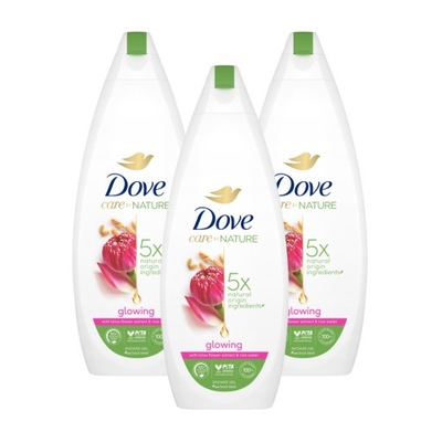 ZESTAW 3X DOVE CARE BY NATURE GLOWING RITUAL 600ML