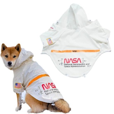 Kurtka przeciwdeszczowa dla psa HOLO NASA M