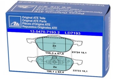 Тормозные колодки тормозные ate do ford tourneo connect grand фото №1