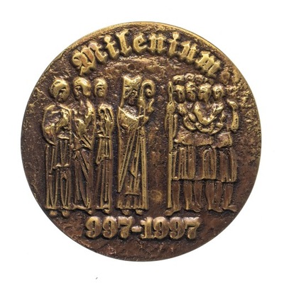 MEDAL GNIEZNO I STOLICA POLSKI MILLENIUM 1997