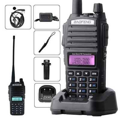 Krótkofalówka Baofeng RADIOTELEFON KRÓTKOFALÓWKA BAOFENG UV-82 5W PMR FM