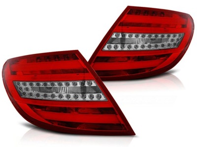 ФОНАРИ MERCEDES W204 СЕДАН 07-10 RED WHITE LED (СВЕТОДИОД ) BAR