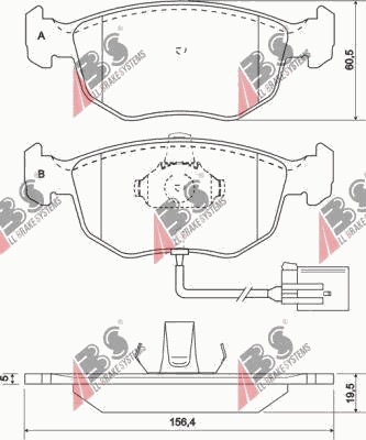 Тормозные колодки тормозные перед ford mondeo 2.5 v6 94-00 фото №1