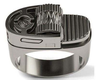 SYGNET R 28 MĘSKI PLATEROWANY SREBREM S 1569