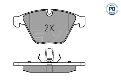 MEYLE КОЛОДКИ ДИСКОВЫЕ ТОРМОЗНОЕ ПЕРЕД Z ПОДКЛАДКА WYTLUMIAJACA BMW 3 E90 3 E91 фото