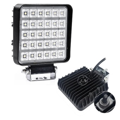 FARO EN FUNCIONAMIENTO DIODO LUMINOSO LED CON WYLACZNIKIEM IP67 3800LM 30W 6500K ECE R10 12V 24V ALUMINIO  