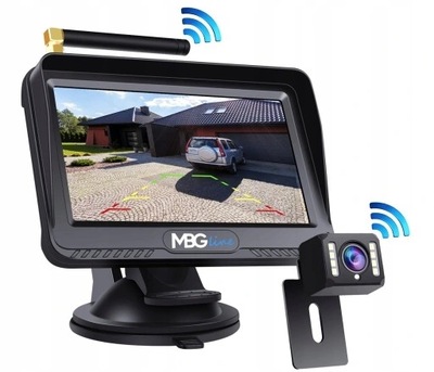 BEZPRZEWODOWY SET REAR VIEW CAMERA LCD HD 4.3''  