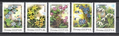 SOWJETUNION 1983 MNH - MiNr.5278/82 FLORA