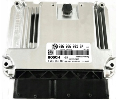 КОМП'ЮТЕР ECU SEAT BLS 03G906021SM 0281014417 IMMO OFF