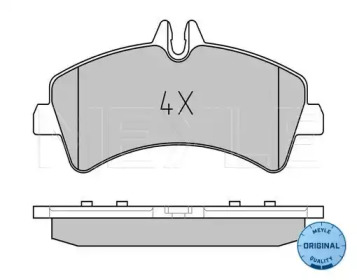 КОЛОДКИ ГАЛЬМІВНІ VOLKSWAGEN MERCEDES-BENZ MEYLE