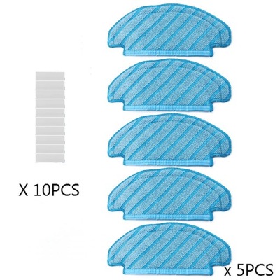 5 sztuk ścierki do czyszczenia mopa dla Ecovacs D