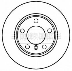 BORG & BECK BBD5263 DISCO DE FRENADO PARTE DELANTERA  