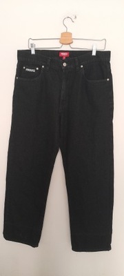 Spodnie Jeans Prosto Flavour Xxii Czarne W32 L32 M